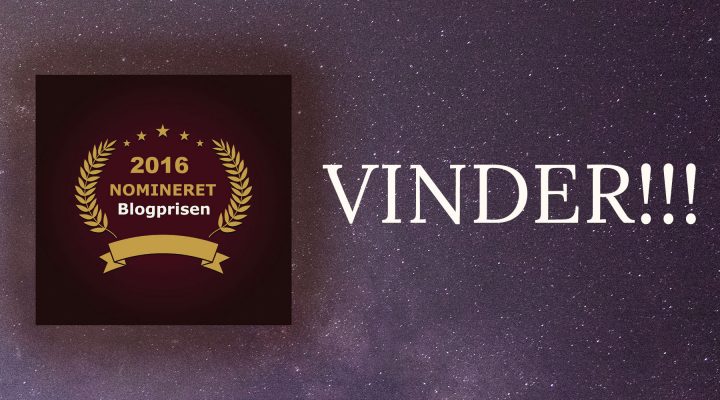 Tillykke til os alle – vi vandt blogprisen 2016!!!
