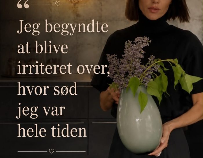 Jeg begyndte at blive irriteret over, hvor sød jeg hele tiden var